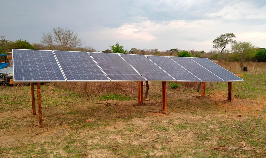 Instalação de placas solares